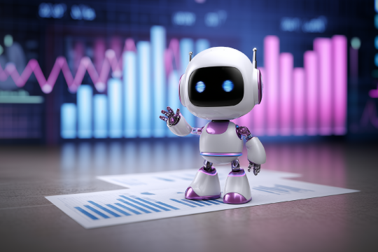 תמונת אווירה לדו"ח בנושא AI בעסקים